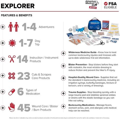 AMK Mountain Series Explorer Medical Kit in Kuwait