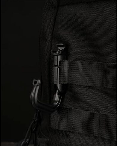 LULUQUEEN 10 Pcs Multipurpose D-Ring Grimlock Locking Hanging Hook Tactical Link Snap Keychain for Molle Webbing in Saudi Arabia