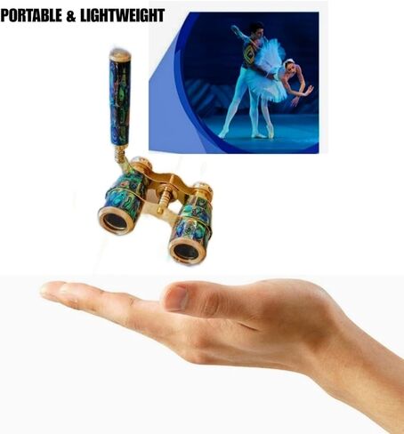 Binoculars Brass Opera Glasses 3 x 25 Handmade Nautical Unique with Leather Box, Christmas Day, Valentine's Day Women's Day in Saudi Arabia