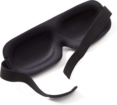 Travelrest Tranquility Sleep Mask with Ear Plugs & Carry Pouch for Home or Travel - Airplane Sleep Mask, Soft Sleep Eye Mask for Men and Women - Total Blackout for Restful Sleep with Adjustable Straps in Saudi Arabia