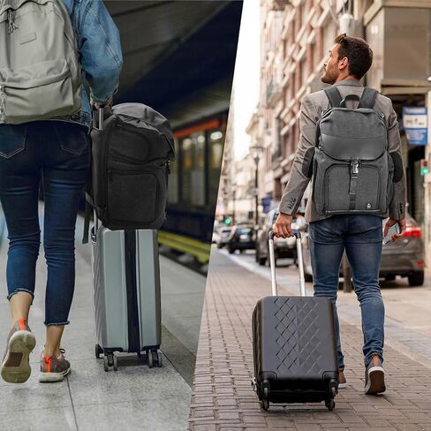 شنطة ظهر للسفر CPAP من تيموكسي متوافقة مع ريسميد اير سينس 9 واير سينس 10 واير سينس 11 وفيليبس دريم ستيشن واكس تي فيت متوافقة مع اجهزة سي بي ايه بي وملحقات سي بي ايه بي واللابتوب والتابلت (رمادي) in Kuwait