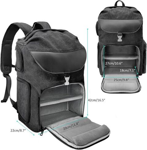 شنطة ظهر للسفر CPAP من تيموكسي متوافقة مع ريسميد اير سينس 9 واير سينس 10 واير سينس 11 وفيليبس دريم ستيشن واكس تي فيت متوافقة مع اجهزة سي بي ايه بي وملحقات سي بي ايه بي واللابتوب والتابلت (رمادي) in Kuwait