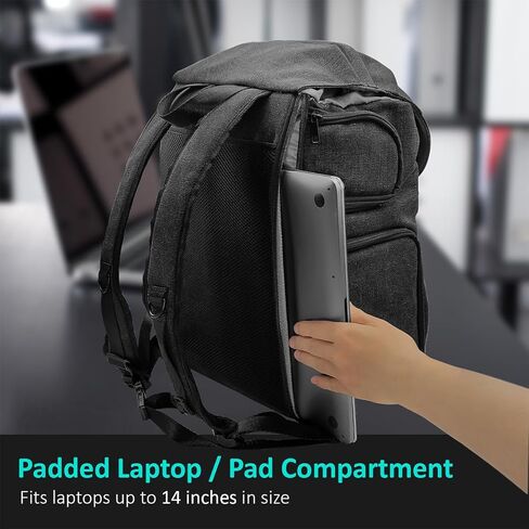 شنطة ظهر للسفر CPAP من تيموكسي متوافقة مع ريسميد اير سينس 9 واير سينس 10 واير سينس 11 وفيليبس دريم ستيشن واكس تي فيت متوافقة مع اجهزة سي بي ايه بي وملحقات سي بي ايه بي واللابتوب والتابلت (رمادي) in Kuwait