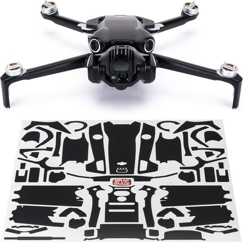 ملصقات جلدية WRAPGRADE متوافقة مع DJI Mini 4 Pro | غلاف كامل (أزرق ستراتوسفير) in Saudi Arabia