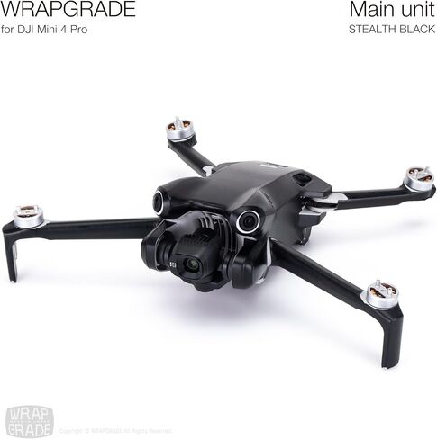 ملصقات جلدية WRAPGRADE متوافقة مع DJI Mini 4 Pro | غلاف كامل (أزرق ستراتوسفير) in Saudi Arabia