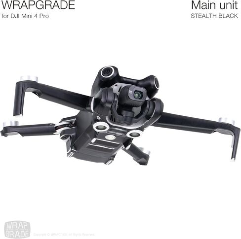 ملصقات جلدية WRAPGRADE متوافقة مع DJI Mini 4 Pro | غلاف كامل (أزرق ستراتوسفير) in Saudi Arabia