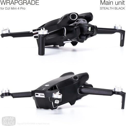 ملصقات جلدية WRAPGRADE متوافقة مع DJI Mini 4 Pro | غلاف كامل (أزرق ستراتوسفير) in Saudi Arabia