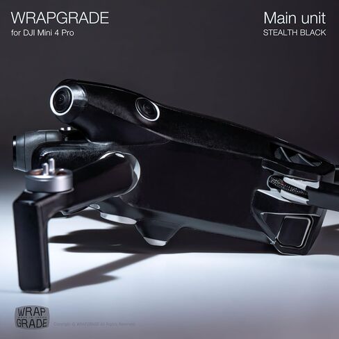 ملصقات جلدية WRAPGRADE متوافقة مع DJI Mini 4 Pro | غلاف كامل (أزرق ستراتوسفير) in Saudi Arabia