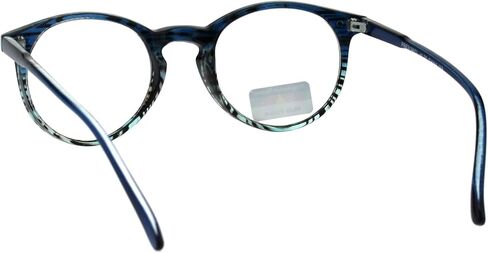 SA106 Round Keyhole Thin Plastic Horn Rim Tri-focal Progressive Reader Eyeglasses in Saudi Arabia