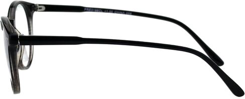SA106 Round Keyhole Thin Plastic Horn Rim Tri-focal Progressive Reader Eyeglasses in Saudi Arabia
