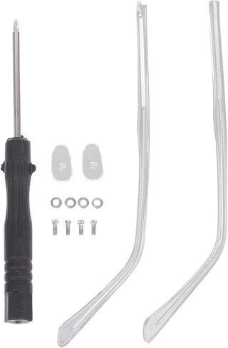 POPETPOP Eyeglass Replacement Arm- 1 Pair Universal Glasses Arm Replacement Legs Fashion Metal glasses replacement temple in Saudi Arabia