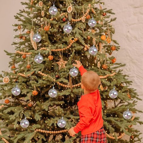 Desniltol 12 Pcs Iridescent Ornaments Plastic Balls in Kuwait