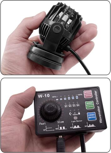 DOMICA Aquarium Wave Maker Power head with Magnet Suction Base and Controller for 10 to 50 Gallon Fresh or Saltwater Tank, Fish Tank Circulation Pump in Kuwait