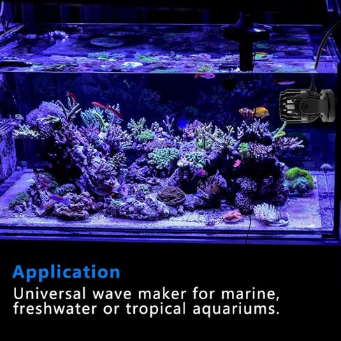 DOMICA Aquarium Wave Maker Power head with Magnet Suction Base and Controller for 10 to 50 Gallon Fresh or Saltwater Tank, Fish Tank Circulation Pump in Kuwait