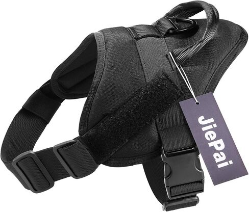 سرج JiePai التكتيكي للكلاب الكبيرة بدون سحب، سرج الكلاب العسكري (أسود، L) in Kuwait