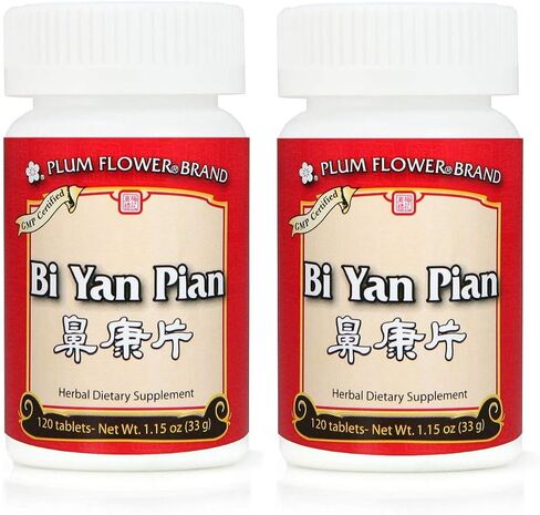 Bi Yan Pian, Nose Inflammation Pills, 120 Tablets (2 Pack) in Saudi Arabia