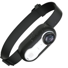 JINSERTA Silicone Wristband for Insta360 GO 3, Silicone Protective Case for Insta360 GO 3 Action Camera Accessory (Black)