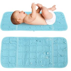 Infant Crib Latex Cooling Mat, Baby Stroller Cooling Pads Cover High Feeding Chair Soft Cushion(Green) in Kuwait