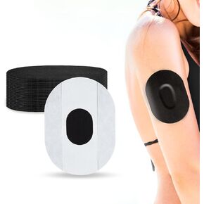 YOUSHARES Dexcom G6 Adhesive Patches(20PCS)- 7-14 Days Long Stay Fixation Monitor Protection, Waterproof Overpatch CGM Stickers for G6,Easy to Use Pre-Cut Adhesive Tape (Pink)