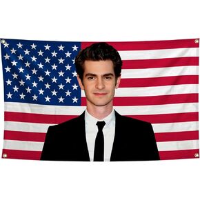 لافتة حائط من RLinea Andrew Tapestry Garfield مقاس 3X5Ft College Dorm Room Man مع 4 حلقات نحاسية in Kuwait