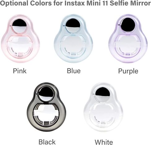 MUZIRI KINOKOO Close Up Lens for Fujifilm Instax Mini 11 with Self-Portrait Mirror, Fuji Instax Mini 11 Selfie Lens-Blue in Saudi Arabia