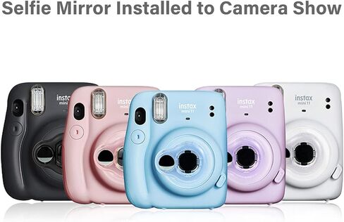 MUZIRI KINOKOO Close Up Lens for Fujifilm Instax Mini 11 with Self-Portrait Mirror, Fuji Instax Mini 11 Selfie Lens-Blue in Saudi Arabia