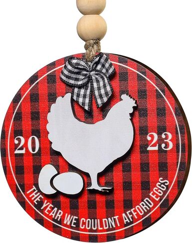 Christmas Ornaments 2023, Wooden Ornament for Christmas Tree, Funny Hot Topics 2023 Year Remember Trending Social Xmas Keepsake, Commemorative Events Holiday Hanging Decor, Friend & Family Bulk Gift in Saudi Arabia
