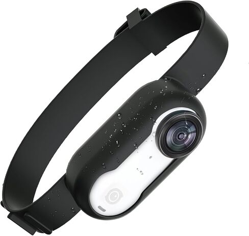 سوار معصم من السيليكون من JINSERTA لجهاز Insta360 GO 3، حافظة واقية من السيليكون لملحقات كاميرا Insta360 GO 3 (أسود) in Kuwait
