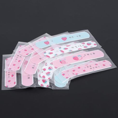 20Pcs Cute Bandaids Outdoor Portable Water Resistant Breathable Bandages Cute Cartoon Adhesive First Aid for Kids Children(#1) in Saudi Arabia