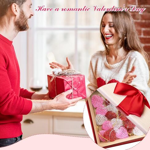 30 قطعة من زخارف القلب الزجاجية لعيد الحب على شكل قلب، زخارف زجاجية شفافة على شكل قلب، زخارف زجاجية معلقة لتزيين عيد الحب، حفلة عطلة in Kuwait