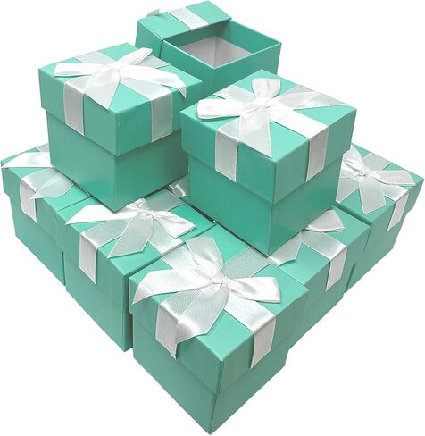 Robbins Egg Blue Jewelry Gift Favor Boxes - 12 Boxes in Kuwait