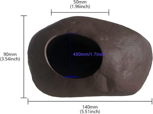 Mairuker Aquarium Decorations Cichlid Stone Marine Rock Cave Decor Decorative Shelters Small Hiding Cave for Fish Betta Shrimp Cichlid Fish Tank Accessories Ornament in Saudi Arabia
