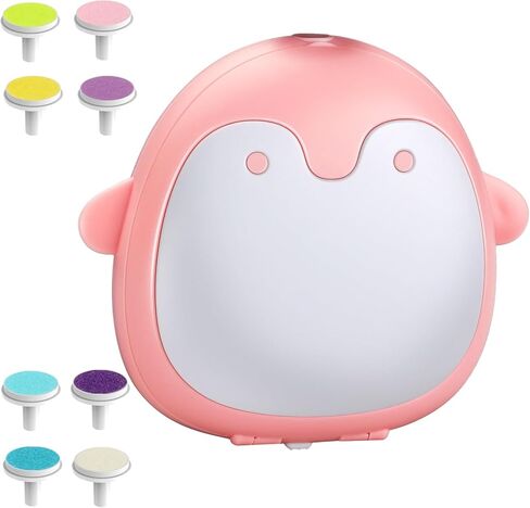 مقصات أظافر الأطفال الكهربائية الآمنة من YEATEM، مجموعة مبرد أظافر الأطفال مجموعة أدوات تزيين الأظافر مع 8 رؤوس جلخ لحديثي الولادة والرضع والأطفال والكبار والعناية بالأظافر وتشذيبها وتلميعها باللون الوردي. in Kuwait