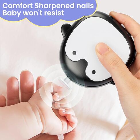 مقصات أظافر الأطفال الكهربائية الآمنة من YEATEM، مجموعة مبرد أظافر الأطفال مجموعة أدوات تزيين الأظافر مع 8 رؤوس جلخ لحديثي الولادة والرضع والأطفال والكبار والعناية بالأظافر وتشذيبها وتلميعها باللون الوردي. in Kuwait