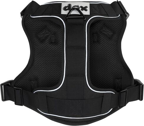 سرج تدريب الكلاب التكتيكي من دي دوكس - سرج تدريب الكلاب لـ K9 للكلاب الكبيرة والمتوسطة - سترة سرج للكلاب بدون سحب مع مقبض قوي قابل للتعديل ومشبك امامي وخطاف ومشبك معدني حلقي - مناسب للمشي in Kuwait