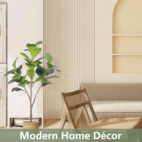 نبات ثعبان صناعي سوفتفليم 35 بوصة، نباتات سانسيفيريا صناعية بطول 2.9 قدم مع 27 ورقة سميكة نابضة بالحياة، نبات أخضر ثعبان مزيف في وعاء للمكتب المنزلي الداخلي وأي ديكور غرفة in Kuwait