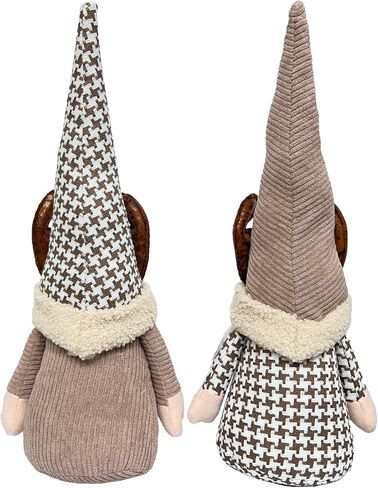 Dicusph 2PCS Gnome Christmas Decorations Christmas Gnome Christmas Ornaments Christmas Gnomes Christmas Gnomes Decorations Gnomes Christmas Decorations Gnomes Decorations for Home (Brown) in Kuwait
