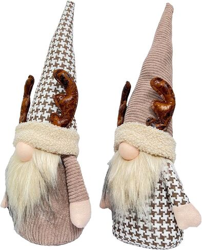 Dicusph 2PCS Gnome Christmas Decorations Christmas Gnome Christmas Ornaments Christmas Gnomes Christmas Gnomes Decorations Gnomes Christmas Decorations Gnomes Decorations for Home (Brown) in Kuwait