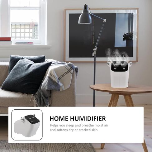 Essential Oil Diffuser Lucky Cow Cool Mist Humidifier USB Silent Aromatherapy Diffuser Desktop Aroma Mist Spray Machine for Car Office Room Bedroom Home Decor White in Kuwait