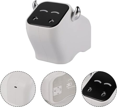 Essential Oil Diffuser Lucky Cow Cool Mist Humidifier USB Silent Aromatherapy Diffuser Desktop Aroma Mist Spray Machine for Car Office Room Bedroom Home Decor White in Kuwait