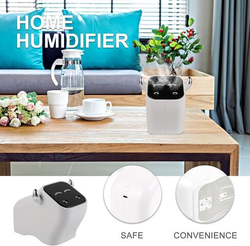Essential Oil Diffuser Lucky Cow Cool Mist Humidifier USB Silent Aromatherapy Diffuser Desktop Aroma Mist Spray Machine for Car Office Room Bedroom Home Decor White in Kuwait
