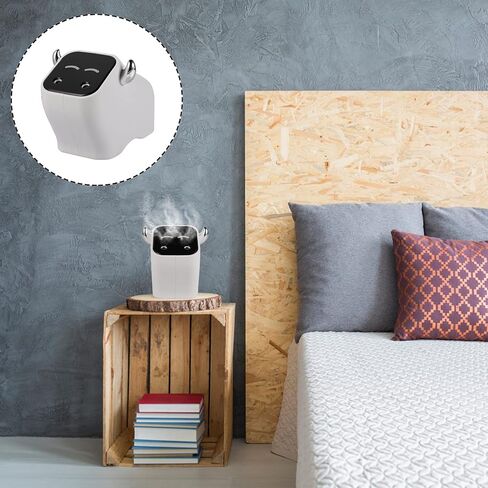 Essential Oil Diffuser Lucky Cow Cool Mist Humidifier USB Silent Aromatherapy Diffuser Desktop Aroma Mist Spray Machine for Car Office Room Bedroom Home Decor White in Kuwait