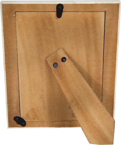 Creative Co-Op White Resin Beige Accents (Holds 5" x 7" Picture Frames and Photo Holders in Saudi Arabia