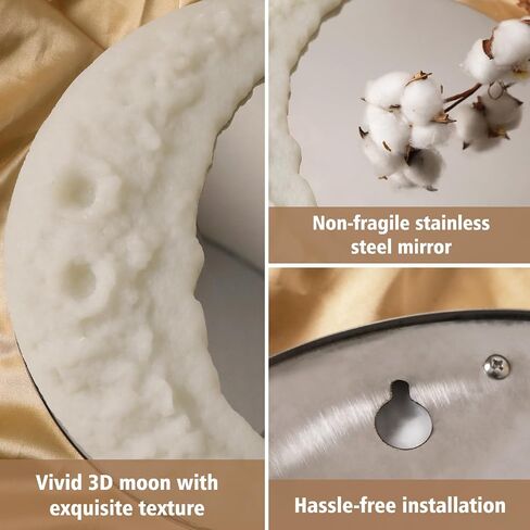 TEIPAI Handmade Mother of Pearl Mirror for Wall Decor, 3PCS Round Decorative Mirrors for Beach Nautical Home Hotel Coffee Shop, Natural Plate Art Hanging Sculpture for Dorm Apartment Entryway (Blue) in Saudi Arabia