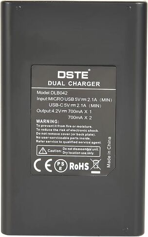 DSTE Replacement for 2 x NB-13L Battery + Dual USB Charger Compatible Canon PowerShot SX740 HS G5X G7X G9X G7 X Mark II G9X Mark II SX620 HS SX720 HS SX730 HS G1 X Mark III G5 X Mark II in Saudi Arabia