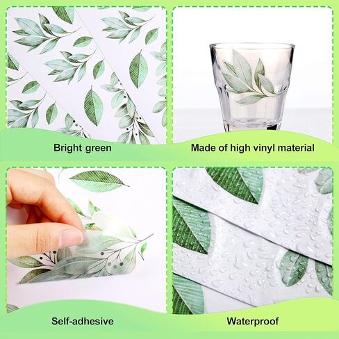 276 قطعة من ملصقات الحائط القابلة للتقشير واللصق على أوراق الريف، ملصقات جدارية حديثة، ملصقات فنية جدارية حديثة، ملصقات جدارية على شكل أوراق شجر طازجة، أوراق شجرة للأطفال، غرفة الحضانة in Kuwait