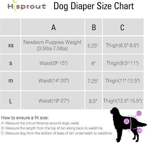 Female Dog Diaper Reusable Washable Durable Absorbent Cloth Doggie Diapers Pants- Dog Dresses Mini Skirt - Mermaid S in Saudi Arabia