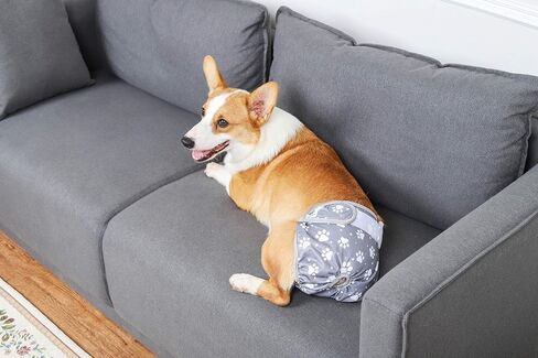 Female Dog Diaper Reusable Washable Durable Absorbent Cloth Doggie Diapers Pants- Dog Dresses Mini Skirt - Mermaid S in Saudi Arabia
