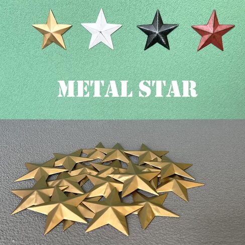 20 Pieces 2.3 Inch Metal Star, Barn Star for Home Decoration, Hanging Wall Decor for House, Iron Vintage Wall Arts and Crafts, Christmas Indoor Outdoor Decorations (Black) in Saudi Arabia