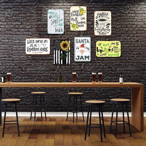 EYSL لوحة معدنية عتيقة على شكل ضفدع صابون حمام يغسل أصابع قدميك، لوحة معدنية قديمة من القصدير، هدية لتزيين الحائط، هدية للحمام، ومطعم المزرعة، وغرفة النوم، والمقهى، والمدرسة، مقاس 6 × 8 بوصة in Kuwait